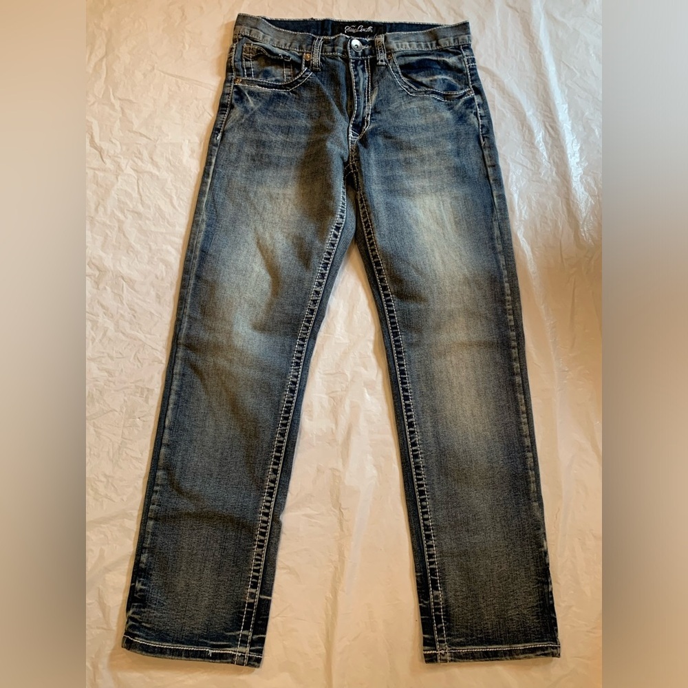 True Luck Men's Jeans Size 30x30 Straight Leg Med Wash